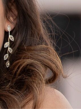 Gold and Silver Vine Earrings
